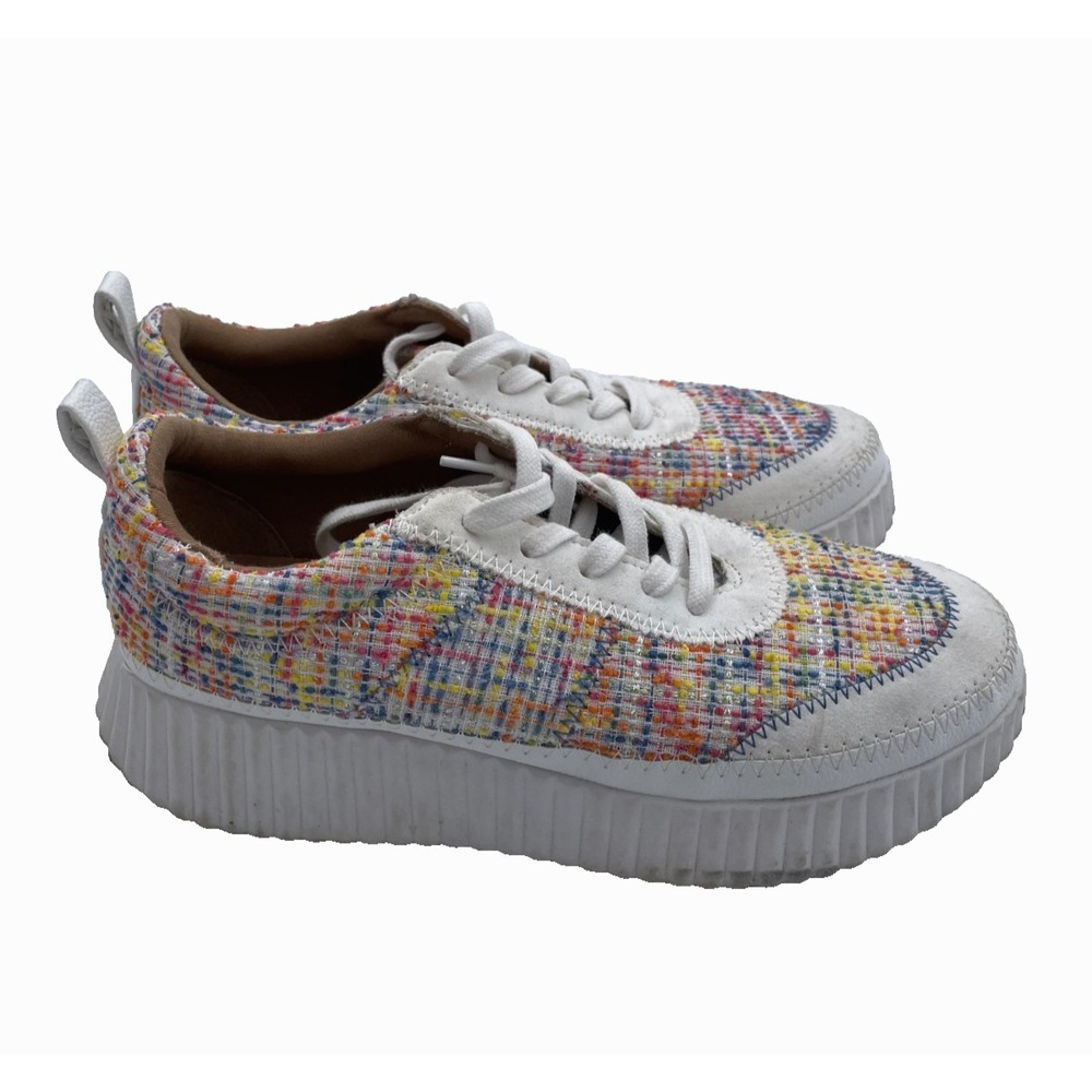 Zodiac‎ Women's Size 8.5M Cooper Lace Multi Color Weave Sneakers Platform Shoes
